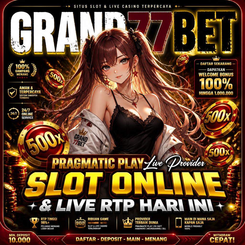 Kaos GRAND77BET Hitam